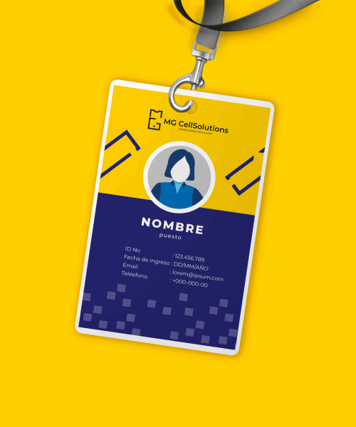Portafolio gafete mockup